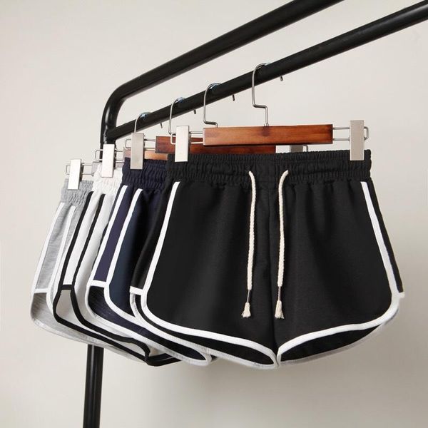 women's shorts summer sports women clothing candy color skinny casual lady elastic waist harajuku beach, White;black
women's shorts summer sports women clothing candy color skinny casual lady elastic waist harajuku beach, White;black