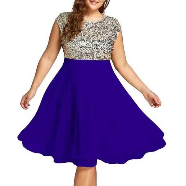 casual dresses fashion lady large size sequins zipper dress round neck solid color chiffonsummer women sleeveless vestidos, Black;gray
casual dresses fashion lady large size sequins zipper dress round neck solid color chiffonsummer women sleeveless vestidos, Black;gray