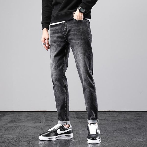 men's jeans autumn men tight high quatily male slim casual denim trousers simplicity black skinny pencil pants size 28-38, Blue
men's jeans autumn men tight high quatily male slim casual denim trousers simplicity black skinny pencil pants size 28-38, Blue