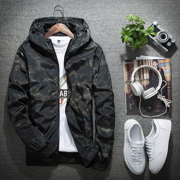 mens spring outerwear camouflage coat casual hooded zipper slim windbreaker baseball uniform jacket cool m-5xl men's jackets, Black;brown
mens spring outerwear camouflage coat casual hooded zipper slim windbreaker baseball uniform jacket cool m-5xl men's jackets, Black;brown
