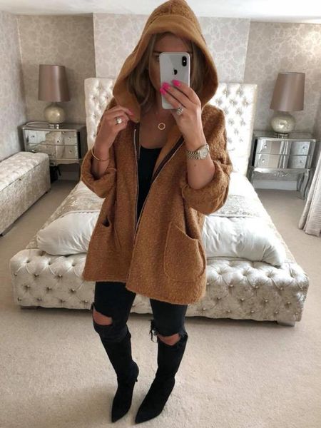 women's hoodies & sweatshirts autumn gothic fashion woman sweatshirt full solid casual pockets hooded slim sheath comfortable, Black
women's hoodies & sweatshirts autumn gothic fashion woman sweatshirt full solid casual pockets hooded slim sheath comfortable, Black