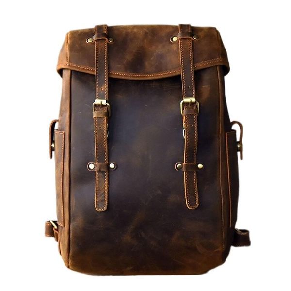 backpack genuine leather men shoulder bag travel backpacks 14 inch lapbags retro handmade original crazy horse solid
backpack genuine leather men shoulder bag travel backpacks 14 inch lapbags retro handmade original crazy horse solid