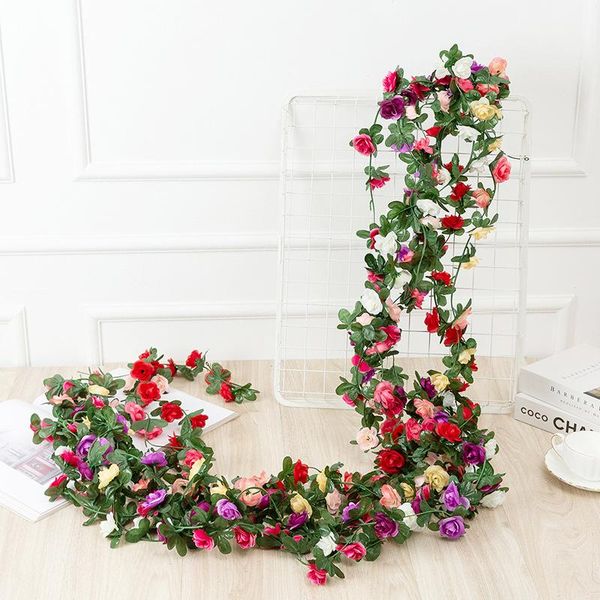 decorative flowers & wreaths 250cm long artificial rose vine autumn cane backdrop decor silk fake rattan garland for wedding home el decorat
decorative flowers & wreaths 250cm long artificial rose vine autumn cane backdrop decor silk fake rattan garland for wedding home el decorat