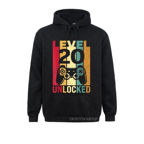 men's hoodies & sweatshirts level 20 unlocked him men bday turning 20th birthday pullover hip hop long sleeve camisa sportswears, Black
men's hoodies & sweatshirts level 20 unlocked him men bday turning 20th birthday pullover hip hop long sleeve camisa sportswears, Black