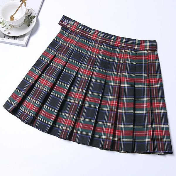 high waist a-line women plaid skirt summer female pleated skirts fashion chic ladies girls mini slim tennis, Black
high waist a-line women plaid skirt summer female pleated skirts fashion chic ladies girls mini slim tennis, Black