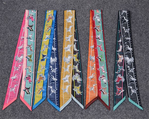 2021 high-grade vintage silk scarves fashion small ribbon ladies silk scarves headband long square headband, Blue;gray
2021 high-grade vintage silk scarves fashion small ribbon ladies silk scarves headband long square headband, Blue;gray