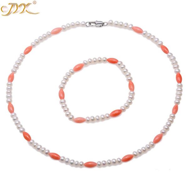 5-6.5mm nature white freshwater pearl red coral bead jewelry set necklace bracelet sets elegant women gift 17.5/7inch bracelet, earrings &, Black
5-6.5mm nature white freshwater pearl red coral bead jewelry set necklace bracelet sets elegant women gift 17.5/7inch bracelet, earrings &, Black