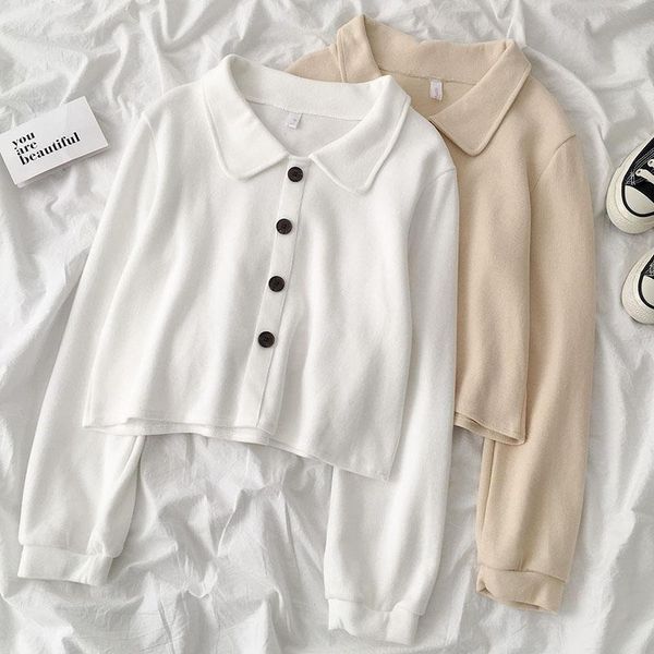 women's hoodies & sweatshirts spring autumn pure color women fashion casual sweet turn-down collar long sleeve button decor short for g, Black
women's hoodies & sweatshirts spring autumn pure color women fashion casual sweet turn-down collar long sleeve button decor short for g, Black