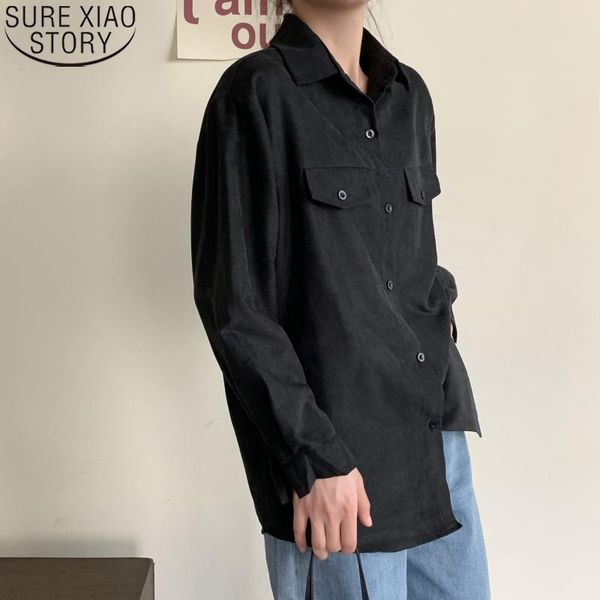 women's blouses & shirts casual korean style clothing vintage blouse cotton shirt women oversize spring long sleeve blusas 13226, White
women's blouses & shirts casual korean style clothing vintage blouse cotton shirt women oversize spring long sleeve blusas 13226, White