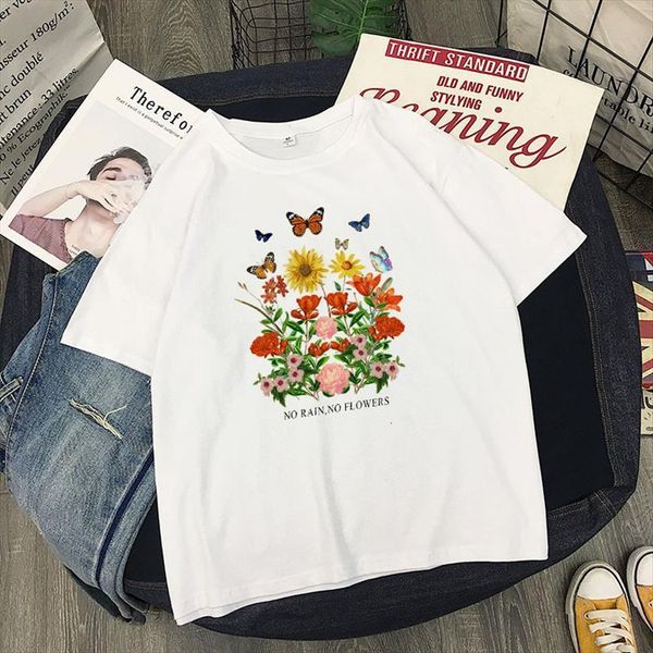 summer cute retro flower womens t shirt letter no print fashion harajuku sweet casual funny women tees, White
summer cute retro flower womens t shirt letter no print fashion harajuku sweet casual funny women tees, White