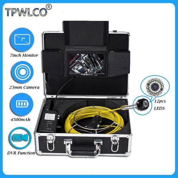 23mm hd 1000tvl cmos drain pipe camera 20m cable 7inch color display wall sewer pipeline inspection system with dvr ip cameras
23mm hd 1000tvl cmos drain pipe camera 20m cable 7inch color display wall sewer pipeline inspection system with dvr ip cameras