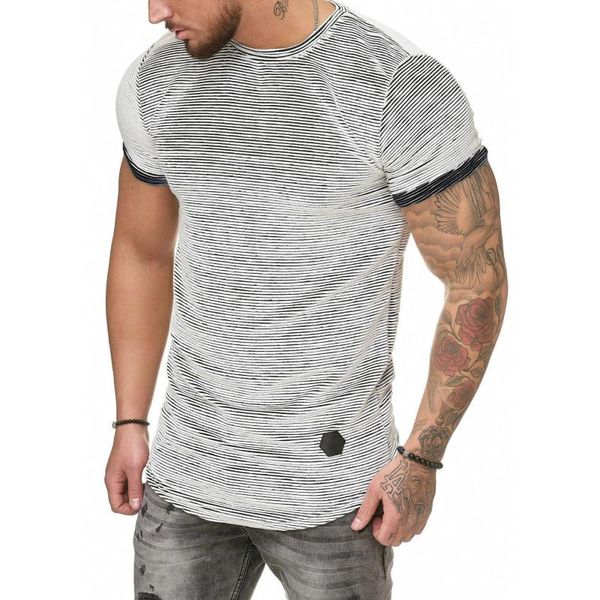 men's t-shirts summer clothes for teens breathable stripe men couples t-shirt soft casual mens -40, White;black
men's t-shirts summer clothes for teens breathable stripe men couples t-shirt soft casual mens -40, White;black