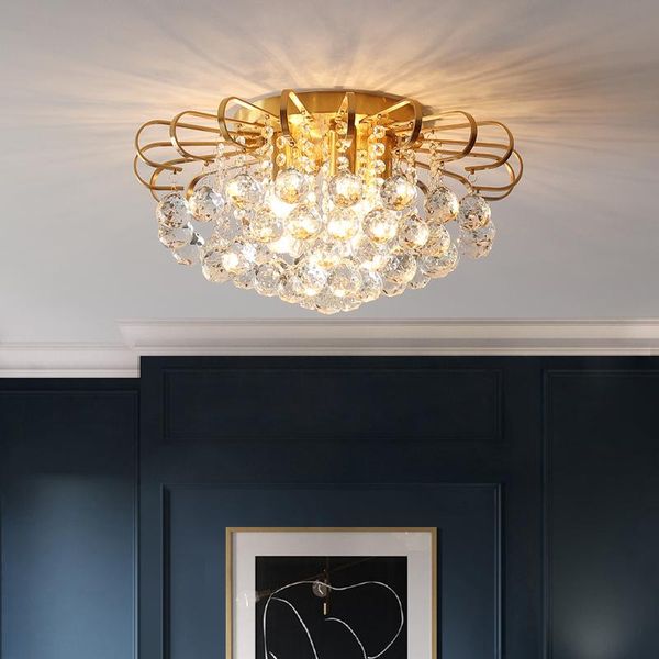 ceiling lights light luxury crystal lamp nordic warm and romantic bedroom living room simple all copper
ceiling lights light luxury crystal lamp nordic warm and romantic bedroom living room simple all copper