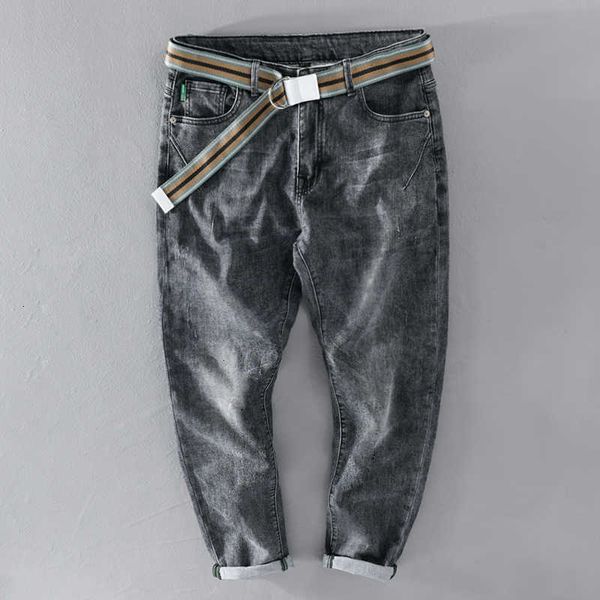 men's jeans tornozelo-comprimento com cinto casual estiramento confortvel calas para homem slido na moda roupas masculinas fb57 taoe, Blue
men's jeans tornozelo-comprimento com cinto casual estiramento confortvel calas para homem slido na moda roupas masculinas fb57 taoe, Blue