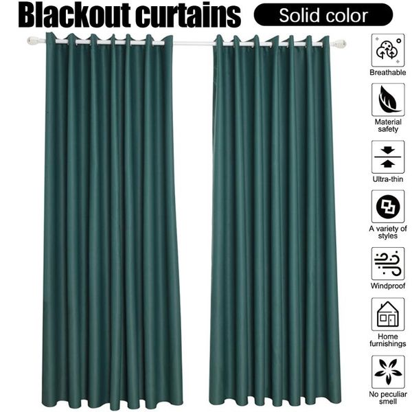 curtain & drapes blackout window curtains panel solid color thermal insulated grommet for bedroom living room decoration
curtain & drapes blackout window curtains panel solid color thermal insulated grommet for bedroom living room decoration