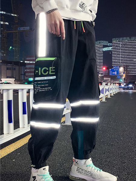 men's pants spring men's orescent pants, japanese cargo casual jogger running training, sweatpants., Black
men's pants spring men's orescent pants, japanese cargo casual jogger running training, sweatpants., Black
