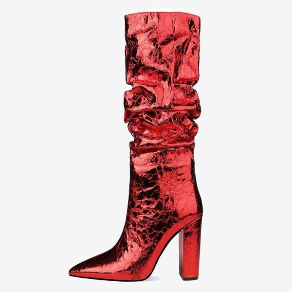 boots arden furtado 2021 fashion women's shoes elegant zipper chunky heels knee high big size gold silver 42, Black
boots arden furtado 2021 fashion women's shoes elegant zipper chunky heels knee high big size gold silver 42, Black