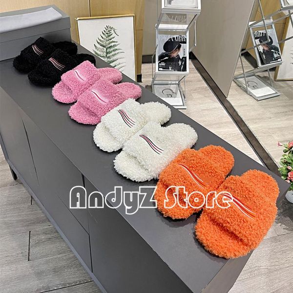 slippers furry flat women fluffy sliders warm plush fur sandals slides letters shoes slip on opened toe flip flops ad244, Black
slippers furry flat women fluffy sliders warm plush fur sandals slides letters shoes slip on opened toe flip flops ad244, Black