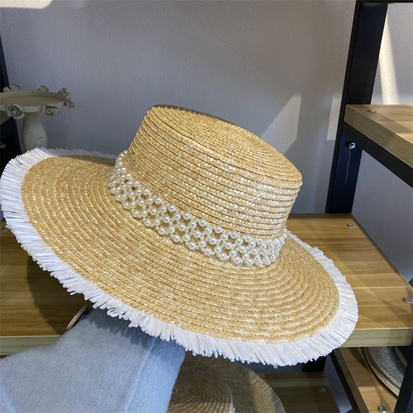 beach eaves hat net red hair edge straw hat holiday beach pearl straw hats summer sun protection hats zy, Blue;gray
beach eaves hat net red hair edge straw hat holiday beach pearl straw hats summer sun protection hats zy, Blue;gray