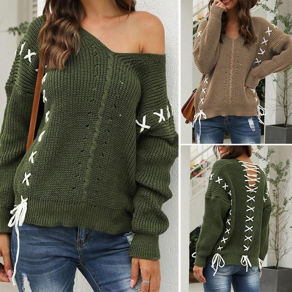 women's sweaters autumn winter knitted women loose sweater pullovers jumper v-neck long sleeves sweaters, White;black
women's sweaters autumn winter knitted women loose sweater pullovers jumper v-neck long sleeves sweaters, White;black