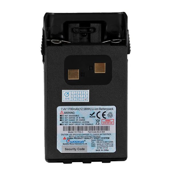 walkie talkie original wouxun kg-uvd1p li-ion battery 1700mah for kg-uv6d kg-833 kg-679p kg-669p two way radio accessory
walkie talkie original wouxun kg-uvd1p li-ion battery 1700mah for kg-uv6d kg-833 kg-679p kg-669p two way radio accessory