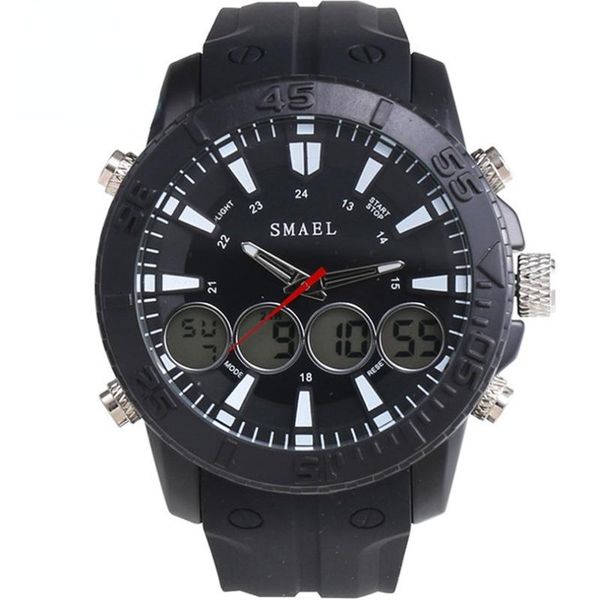 wristwatches smael brand led digital watches silicone strap gift clocks man relogios masculino multifunctional casual watch men military, Slivery;brown
wristwatches smael brand led digital watches silicone strap gift clocks man relogios masculino multifunctional casual watch men military, Slivery;brown