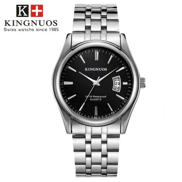 wristwatches kn men watches fashion casual life waterproof male quartz watch sports steel wristwatch relogio masculino, Slivery;brown
wristwatches kn men watches fashion casual life waterproof male quartz watch sports steel wristwatch relogio masculino, Slivery;brown