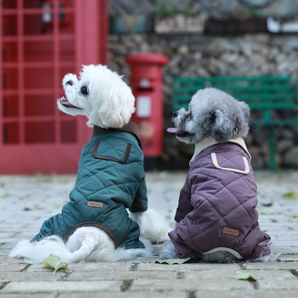 dog clothes diamond lattice stitching cotton coat cute warm green pet apparel
dog clothes diamond lattice stitching cotton coat cute warm green pet apparel