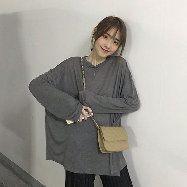 women's two piece pants long sleeve t-shirt spring and autumn korean loose 2021 lazy wind pullover early sunscreen trend, White
women's two piece pants long sleeve t-shirt spring and autumn korean loose 2021 lazy wind pullover early sunscreen trend, White