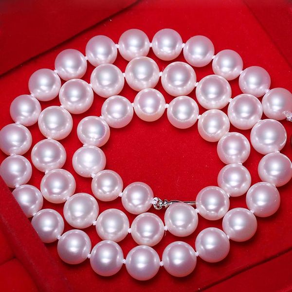 chokers luster luxury natural 17" 10-11mm white pearls necklace magnet 925 silver clasp, Golden;silver
chokers luster luxury natural 17" 10-11mm white pearls necklace magnet 925 silver clasp, Golden;silver