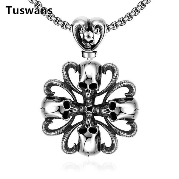 pendant necklaces 316l stainless steel skull & pendants for women men cross-shape necklace vintage jewelry link chain collier, Silver
pendant necklaces 316l stainless steel skull & pendants for women men cross-shape necklace vintage jewelry link chain collier, Silver