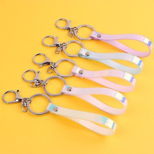 keychains creative ity keychain symphony laser leather cord colorful pu metal key chain doll bag pendant accessories trendy, Silver
keychains creative ity keychain symphony laser leather cord colorful pu metal key chain doll bag pendant accessories trendy, Silver