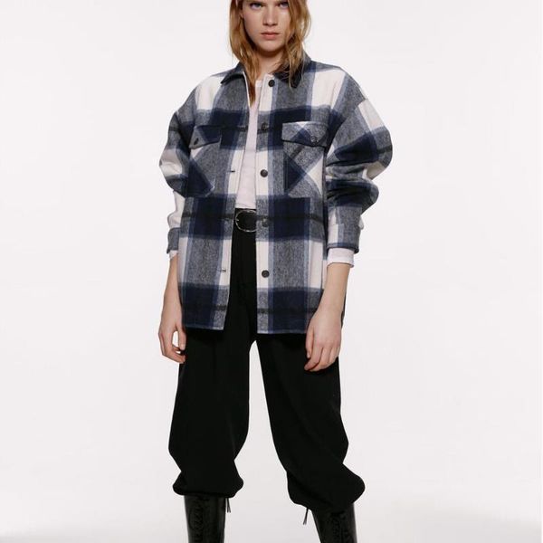 women's jackets winter women plaid long coat wool jacket casual big size loose warm overcoat fashion coats, Black;brown
women's jackets winter women plaid long coat wool jacket casual big size loose warm overcoat fashion coats, Black;brown