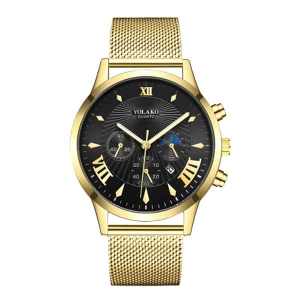 wristwatches fashion casual mesh stainless steel men quartz watches sell like cakes calendar men's wristwatch drop relogio hombre, Slivery;brown
wristwatches fashion casual mesh stainless steel men quartz watches sell like cakes calendar men's wristwatch drop relogio hombre, Slivery;brown
