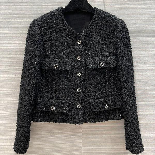 women's jackets black fashion elegant slim tweed jacket women poplin liner o-neck four pocket single breasted coat lady 2021 au, Black;brown
women's jackets black fashion elegant slim tweed jacket women poplin liner o-neck four pocket single breasted coat lady 2021 au, Black;brown