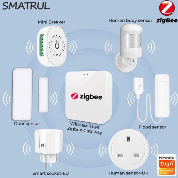smart home control samtrul tuya zigbee hub gateway bridge 16a switch module wireless eu socket pir human body motion door/window flood senso
smart home control samtrul tuya zigbee hub gateway bridge 16a switch module wireless eu socket pir human body motion door/window flood senso