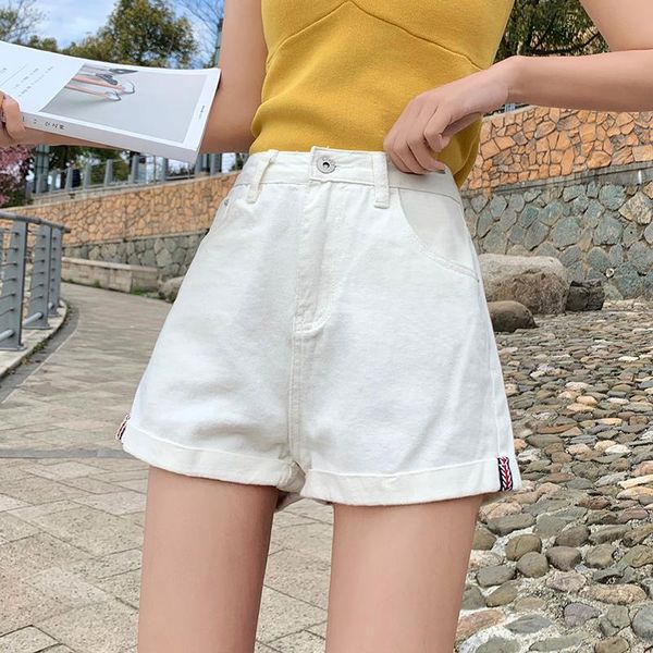 women's shorts denim korean punk harajuku ulzzang high waist loose patch female cute vintage kawaii buttom for women casual, White;black
women's shorts denim korean punk harajuku ulzzang high waist loose patch female cute vintage kawaii buttom for women casual, White;black