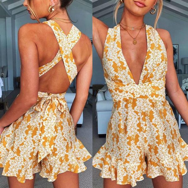 women's jumpsuits & rompers stylish bar summer bohemia beach bodysuit women boho floral sleeveless playsuit bodycon cross back, Black;white
women's jumpsuits & rompers stylish bar summer bohemia beach bodysuit women boho floral sleeveless playsuit bodycon cross back, Black;white