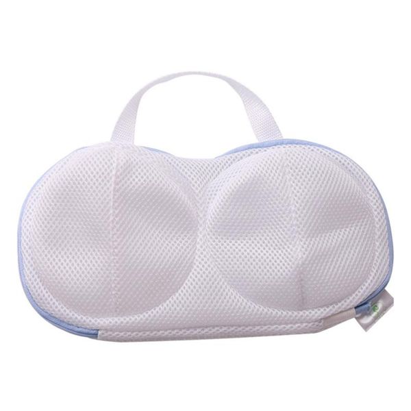 laundry bags 1pc practical net bag for washing reusable wash (white)