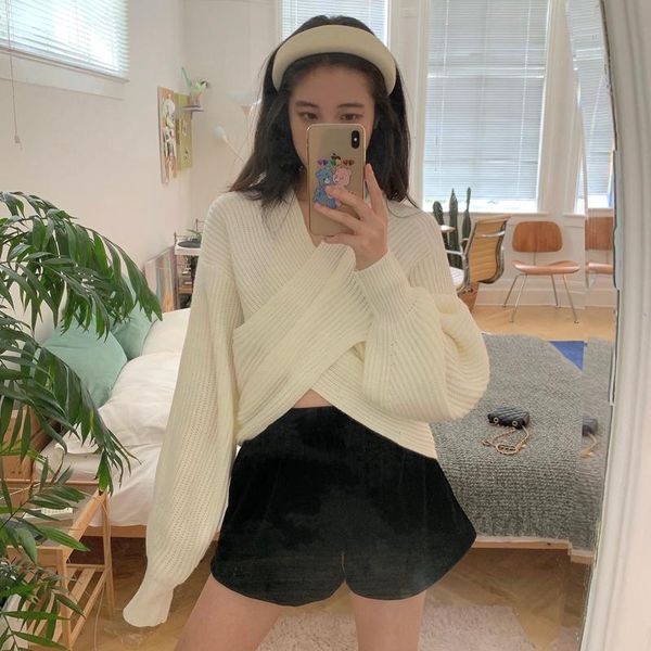 women's sweaters yamdi vintage sweater women oversized knitted runway solid apricot 2021 spring winter jumper cute pullover woman thick, White;black
women's sweaters yamdi vintage sweater women oversized knitted runway solid apricot 2021 spring winter jumper cute pullover woman thick, White;black
