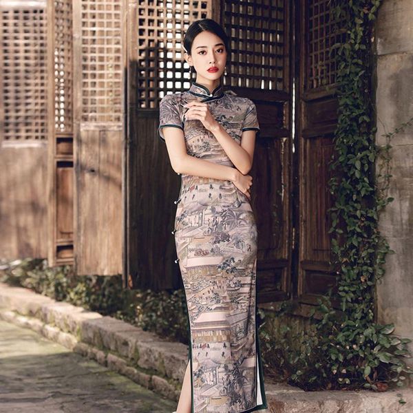 chinese style cheongsam women's hua luo dress casual retro fashion tight tang suit size -4xl ethnic clothing, Red
chinese style cheongsam women's hua luo dress casual retro fashion tight tang suit size -4xl ethnic clothing, Red