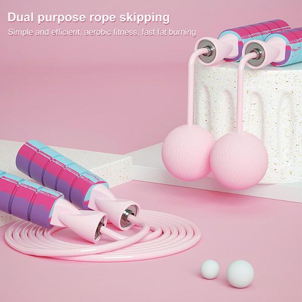 jump ropes load-bearing skipping rope male and female cordless fitness equipment indoor silent large ball
jump ropes load-bearing skipping rope male and female cordless fitness equipment indoor silent large ball