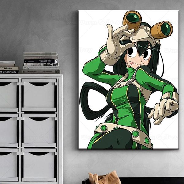 paintings tsuyu asui anime girl cartoon my hero academia poster living room prints picture wall decoration home decor
paintings tsuyu asui anime girl cartoon my hero academia poster living room prints picture wall decoration home decor