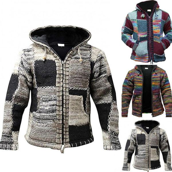 men's jackets casual knitted coat jacket long-sleeved ethnic color block cotton blended with pockets daily outdoor hooded, Black;brown
men's jackets casual knitted coat jacket long-sleeved ethnic color block cotton blended with pockets daily outdoor hooded, Black;brown
