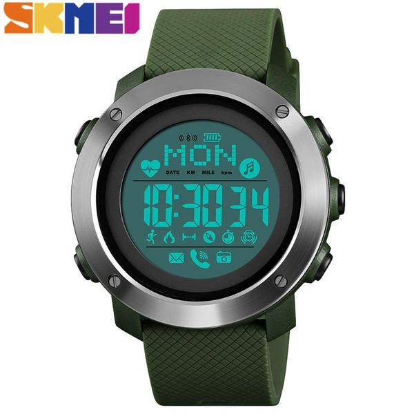 wristwatches skmei bluetooth sport watch men electronic compass waterproof calories pedometer men's clocks rechargeable digital watches, Slivery;brown
wristwatches skmei bluetooth sport watch men electronic compass waterproof calories pedometer men's clocks rechargeable digital watches, Slivery;brown