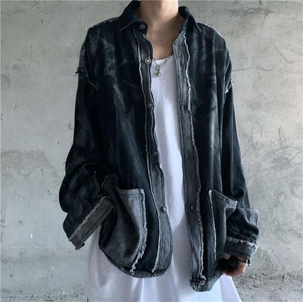 men's jackets winter vintage denim jacket men korean style high street dark wash streetwear black gray chaqueta hombre punk patchwork j, Black;brown
men's jackets winter vintage denim jacket men korean style high street dark wash streetwear black gray chaqueta hombre punk patchwork j, Black;brown
