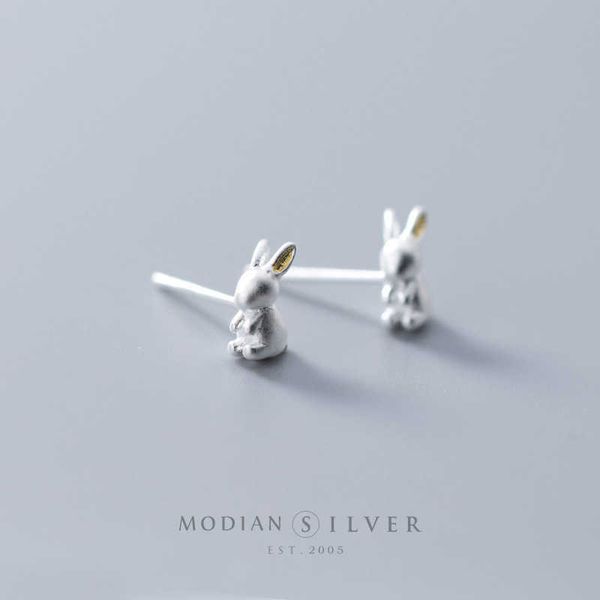 100% 925 sterling silver cute animal 3d rabbit stud earrings for women and girl fashion korean style jewelry brincos 210707, Golden;silver
100% 925 sterling silver cute animal 3d rabbit stud earrings for women and girl fashion korean style jewelry brincos 210707, Golden;silver