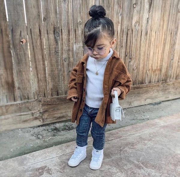 fashion baby girl boy corduroy shirt jacket infant toddler child spring autumn coat outwear clothes 1 8y, White;black
fashion baby girl boy corduroy shirt jacket infant toddler child spring autumn coat outwear clothes 1 8y, White;black
