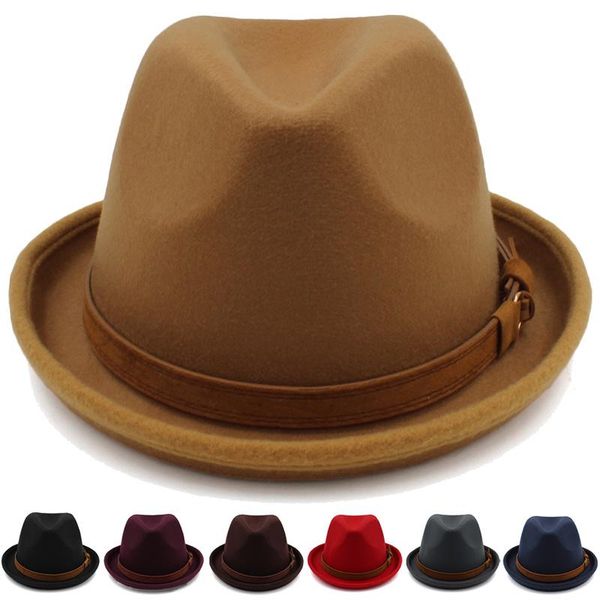 wide brim hats hat female autumn winter british youth tweed stage gentleman's street jazz curled men's, Blue;gray
wide brim hats hat female autumn winter british youth tweed stage gentleman's street jazz curled men's, Blue;gray