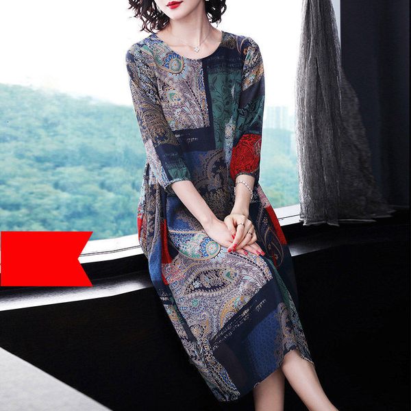 casual dresses spring summer women's seven point sleeves temperament loose large size fashion floral print vestidos femme rho4, Black;gray
casual dresses spring summer women's seven point sleeves temperament loose large size fashion floral print vestidos femme rho4, Black;gray